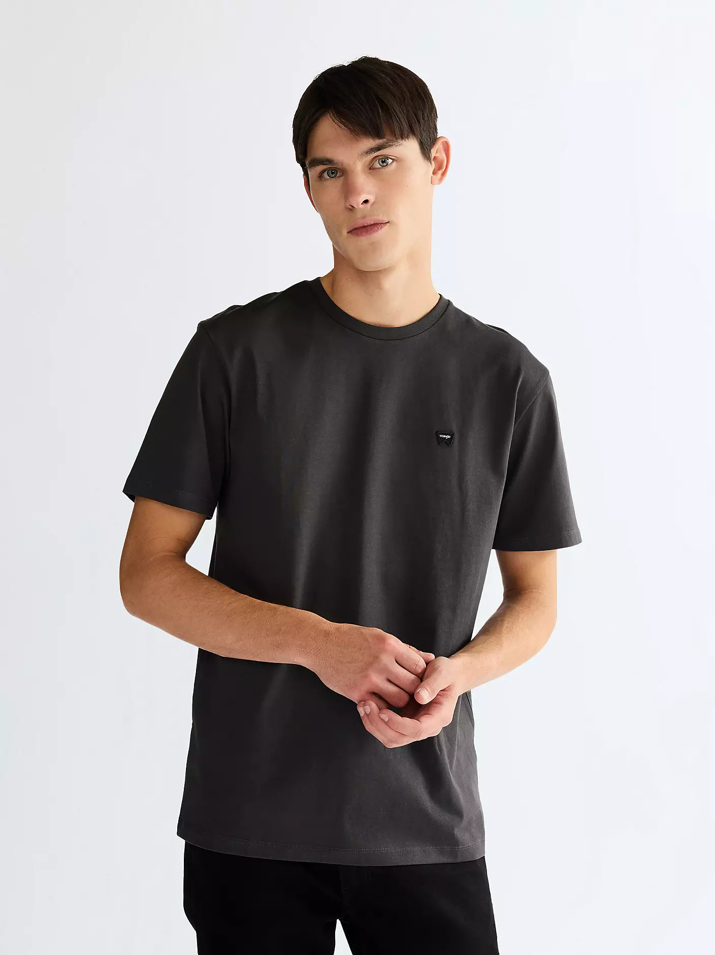 Wrangler Ανδρικό SIGN OFF T-Shirt 112351320 – Faded Black