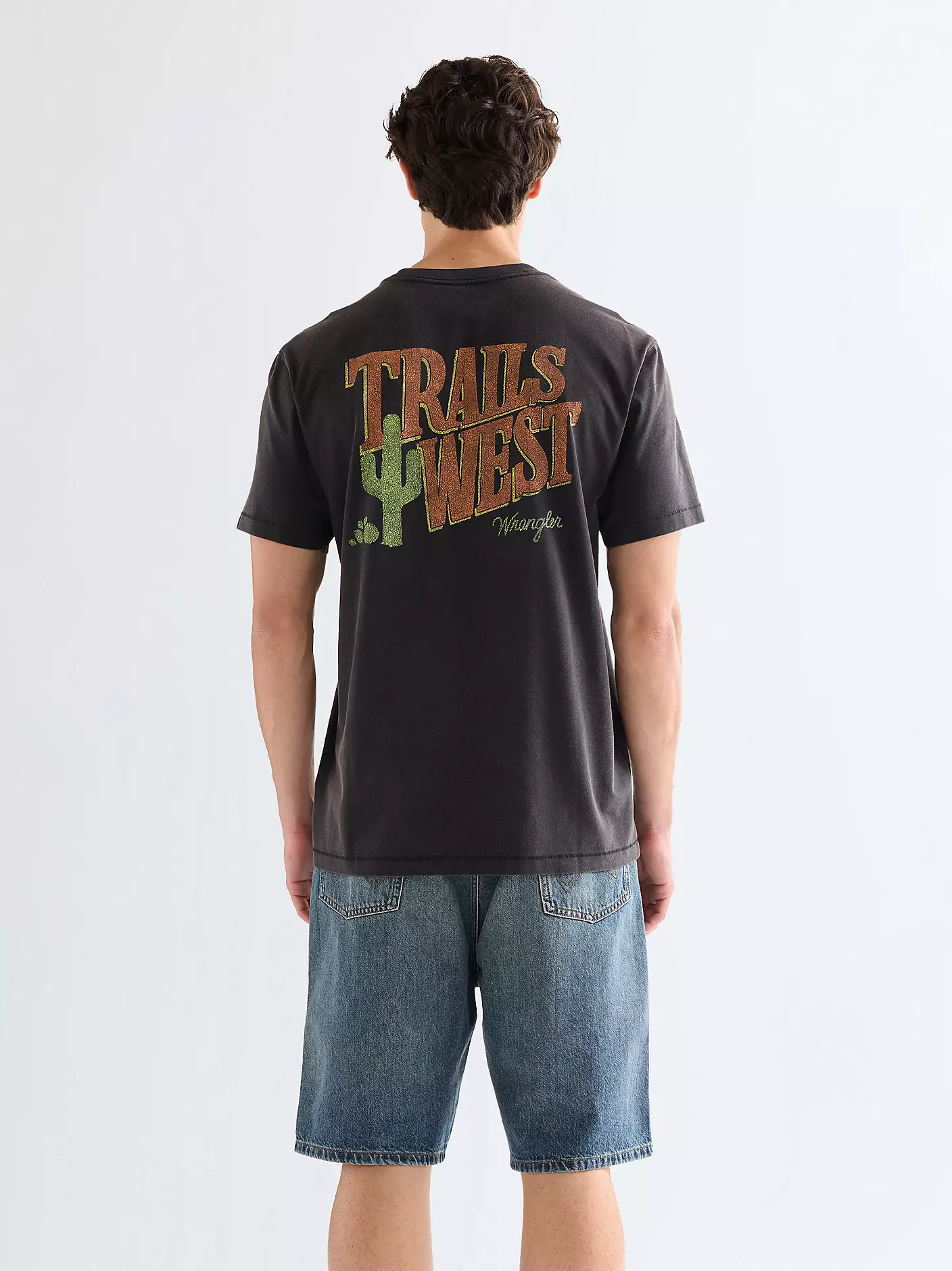 Wrangler Ανδρικό GRAPHIC T-Shirt 112378003 – Black