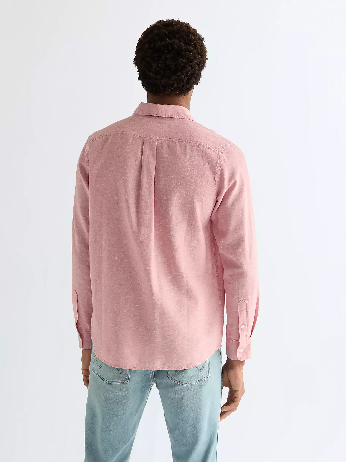 Wrangler Ανδρικό Λινό Πουκάμισο 112378038 – Dusty Rose