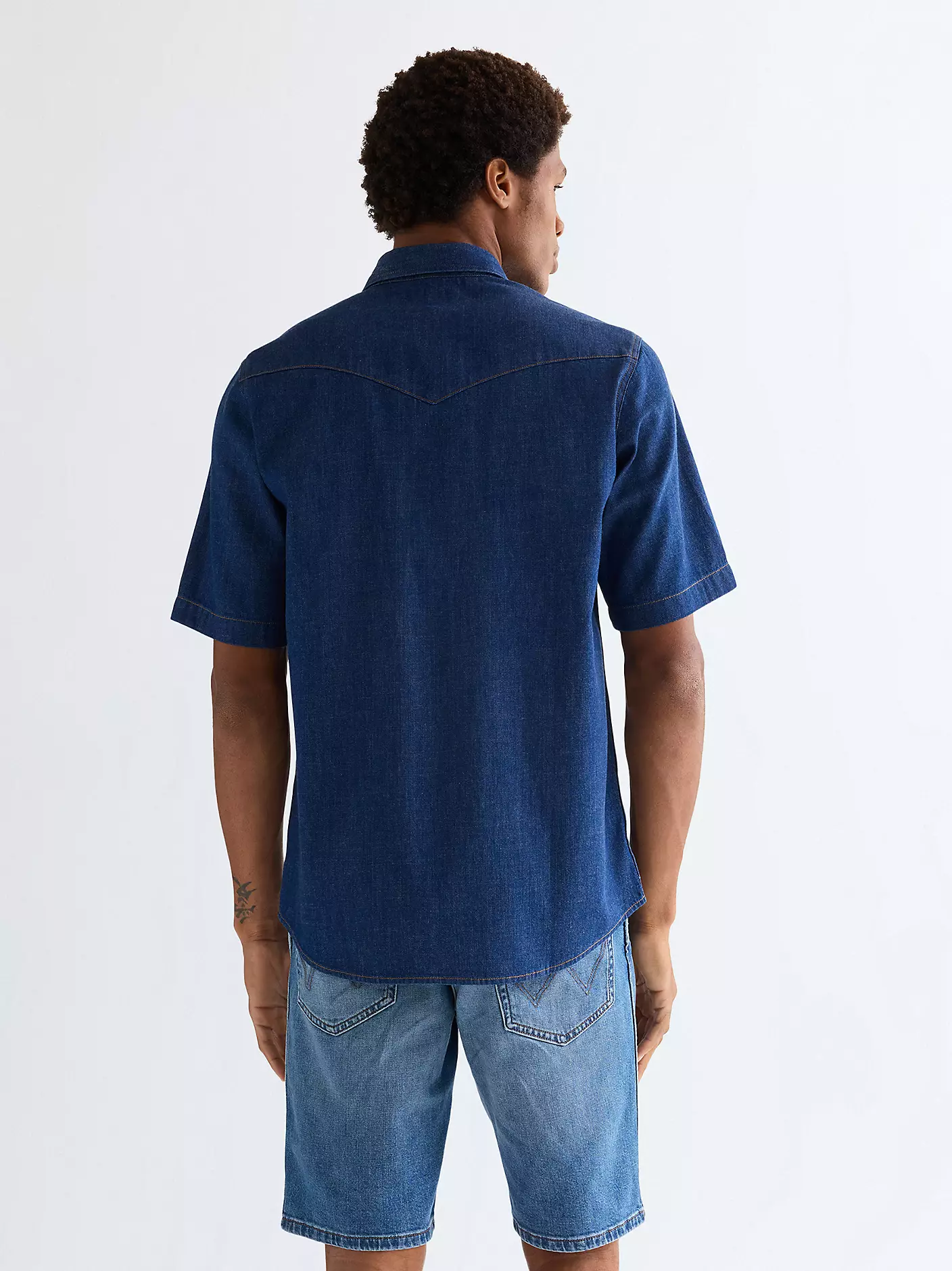 Wrangler Ανδρικό Τζιν Πουκάμισο 112378127 – Dark Blue