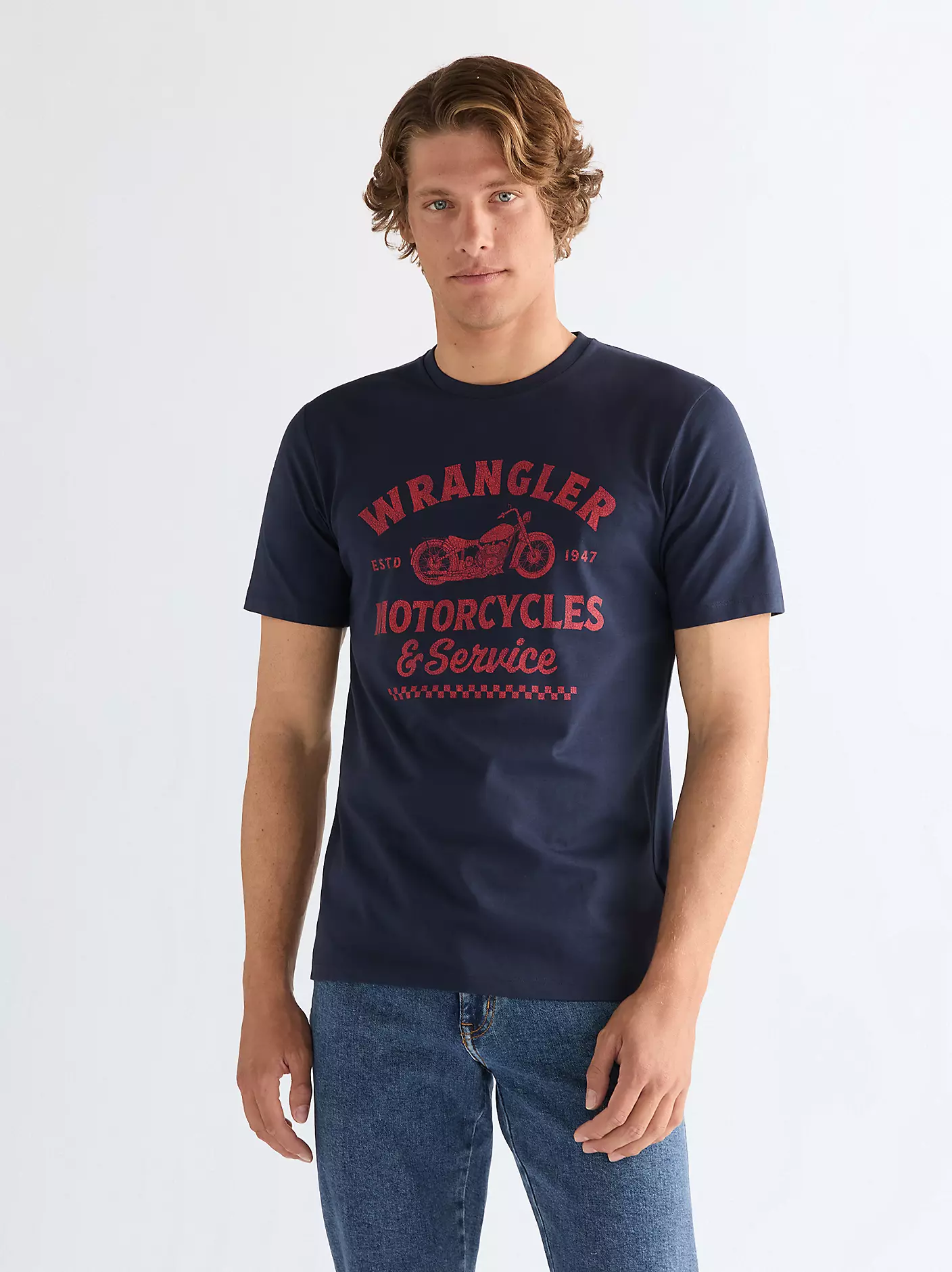 Wrangler Ανδρικό AMERICANA T-Shirt 112378504 – Navy Blue