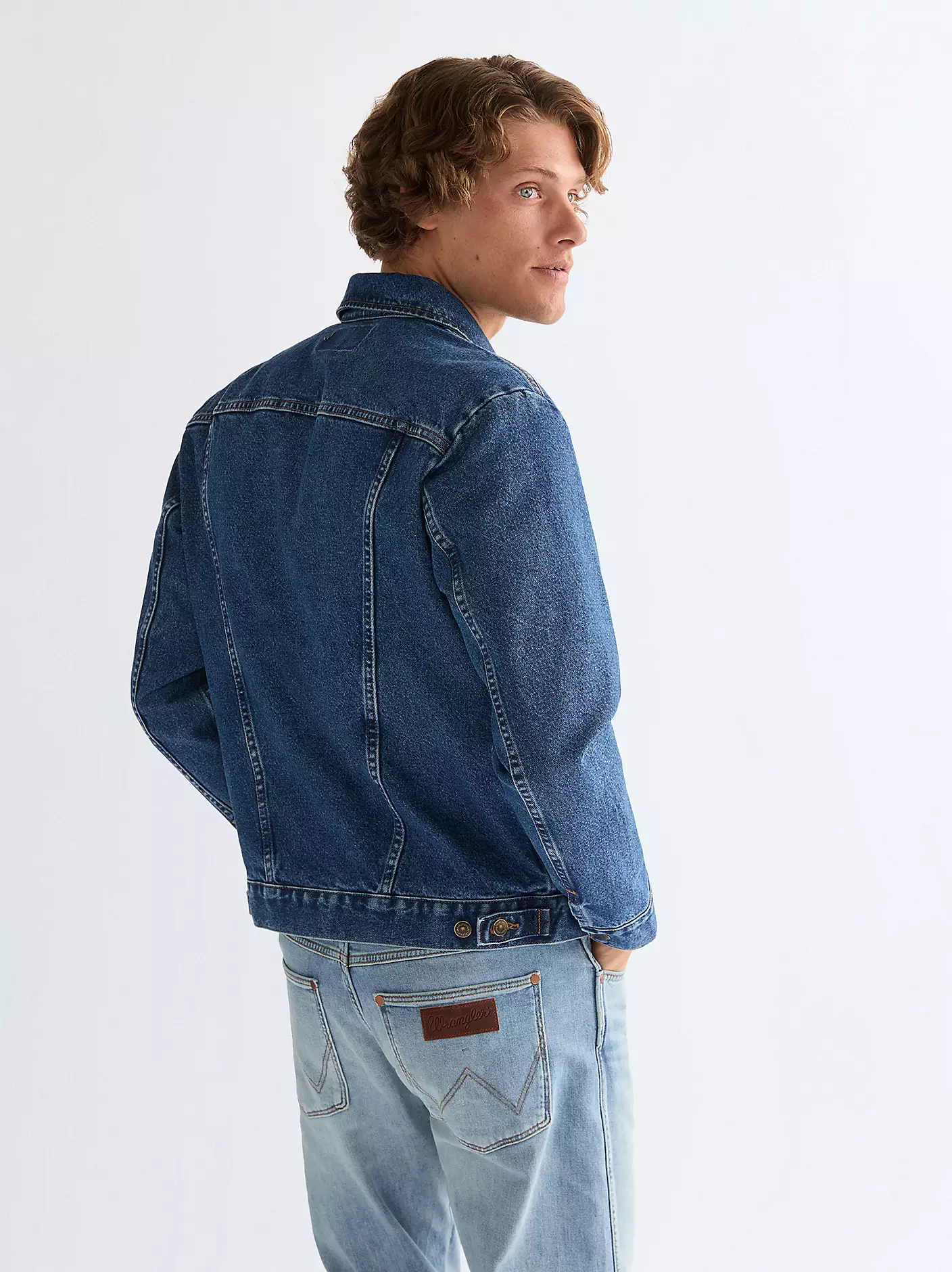 Wrangler Ανδρικό Τζιν Μπουφάν 112378960 – Stonewash Blue
