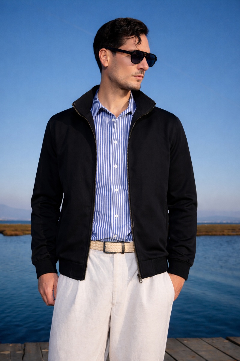 Biston Ανδρικό Μπουφάν 55-201-007 – Black