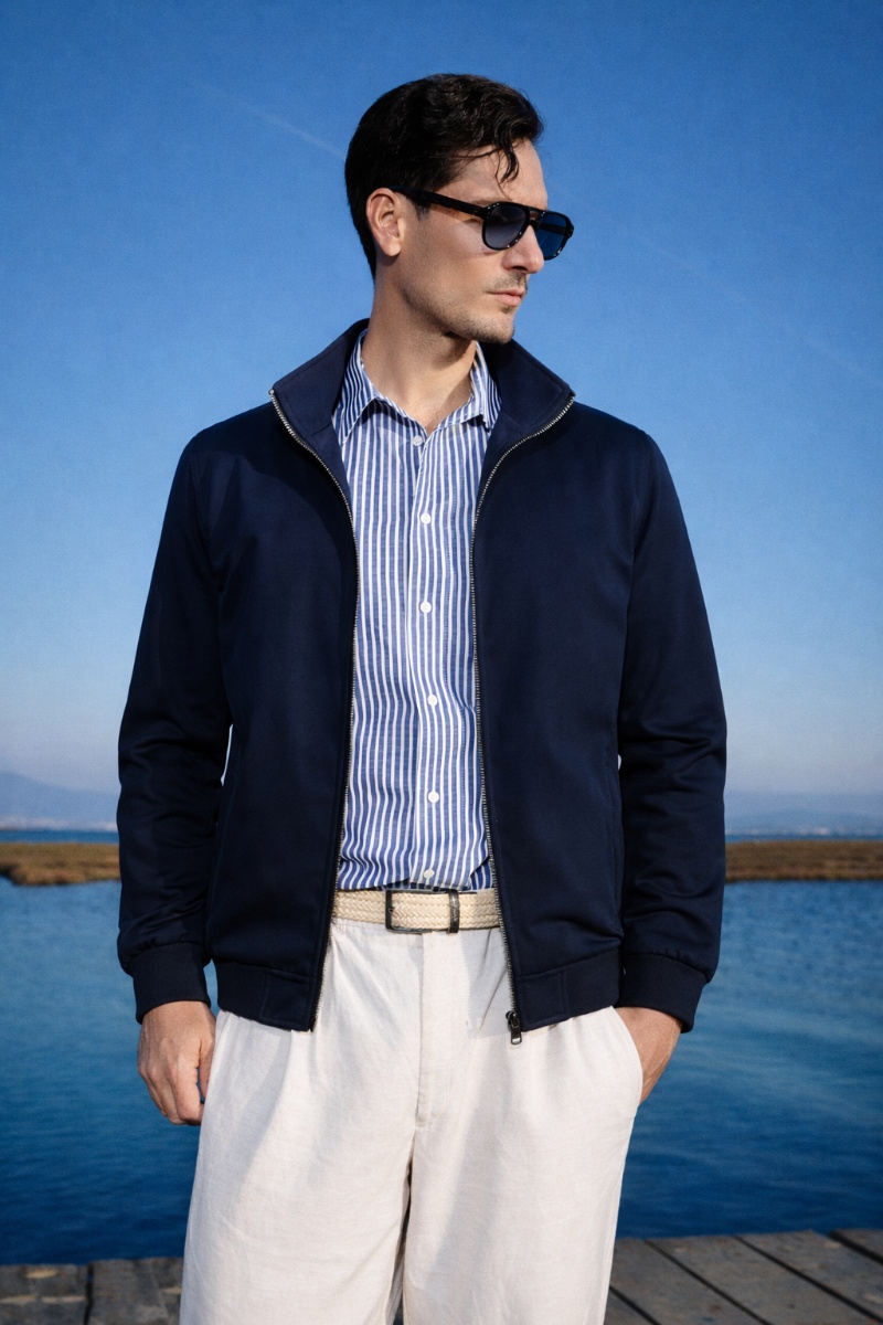 Biston Ανδρικό Μπουφάν 55-201-007 – Navy Blue