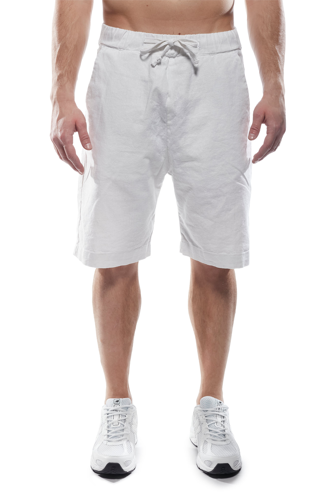 Cover Denim Ανδρικό V STONE DV406-32 Λινό Shorts – White