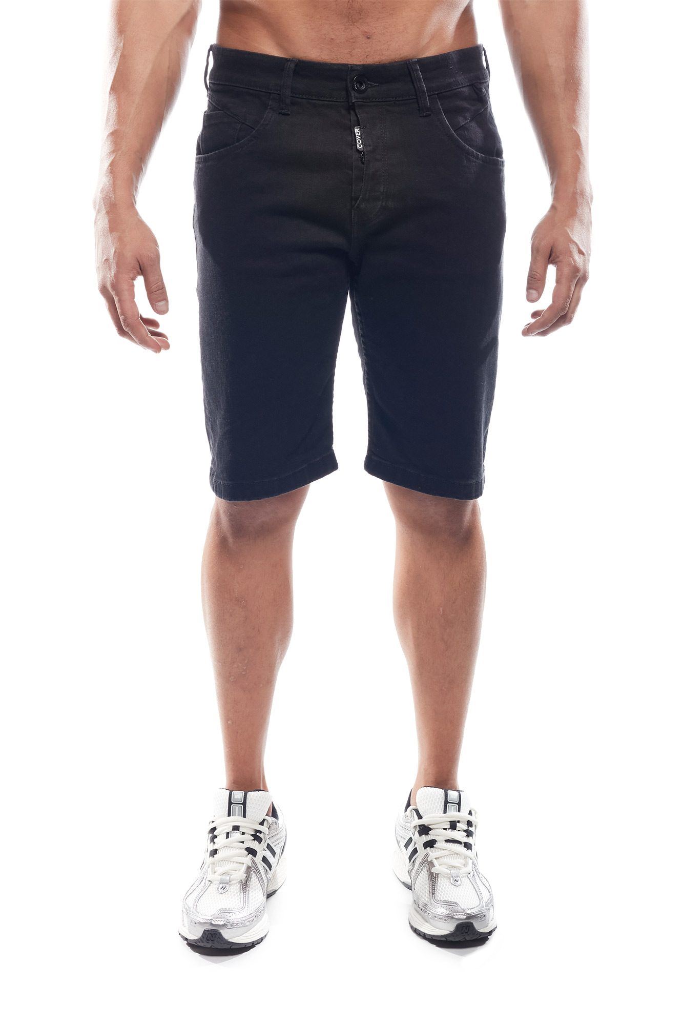 Cover Ανδρικό Ανδρικό DATE GV045-32 Denim Shorts – Black