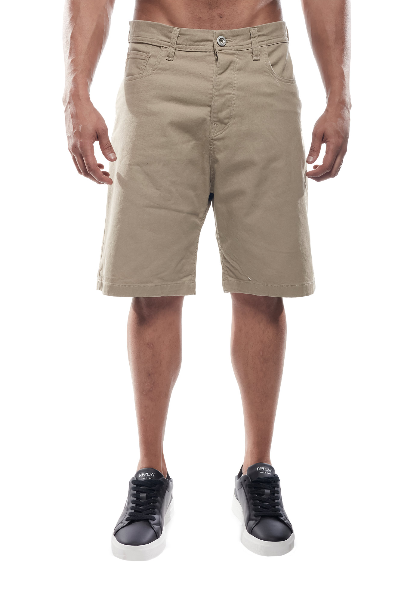 Cover Denim Ανδρικό V DAN IV083-32 Denim Shorts – Beige