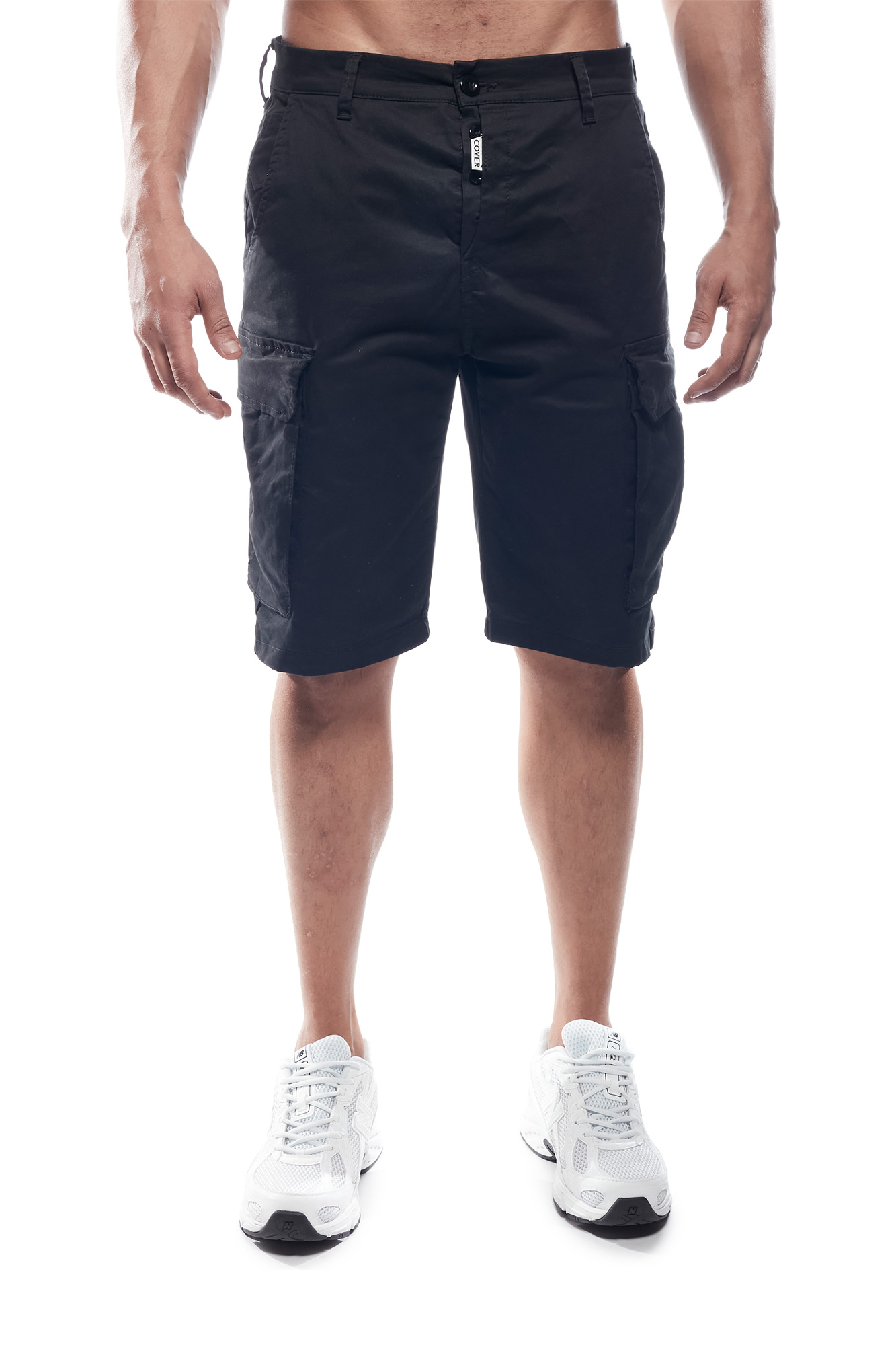 Cover Denim Ανδρικό V OSCAR TV185-32 Cargo Shorts – Black