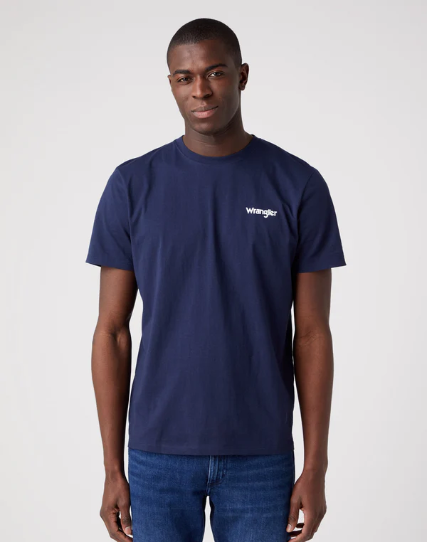 Wrangler Ανδρικά SIGN OFF Σετ T-Shirts 112321593 – Real Navy | White