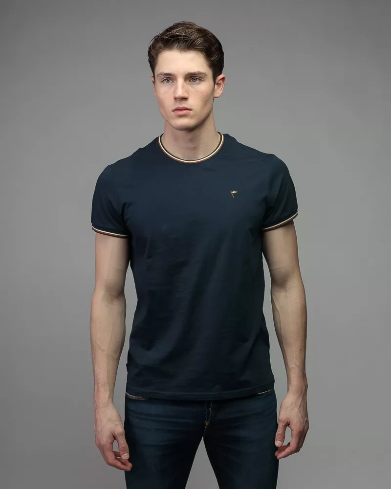 Devergo Ανδρικό T-Shirt 4036 – Navy Blue