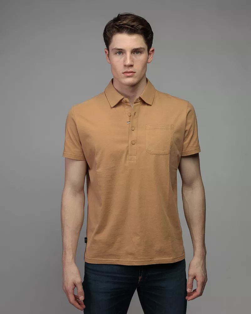 Devergo Ανδρικό Polo Shirt 4074 – Tan