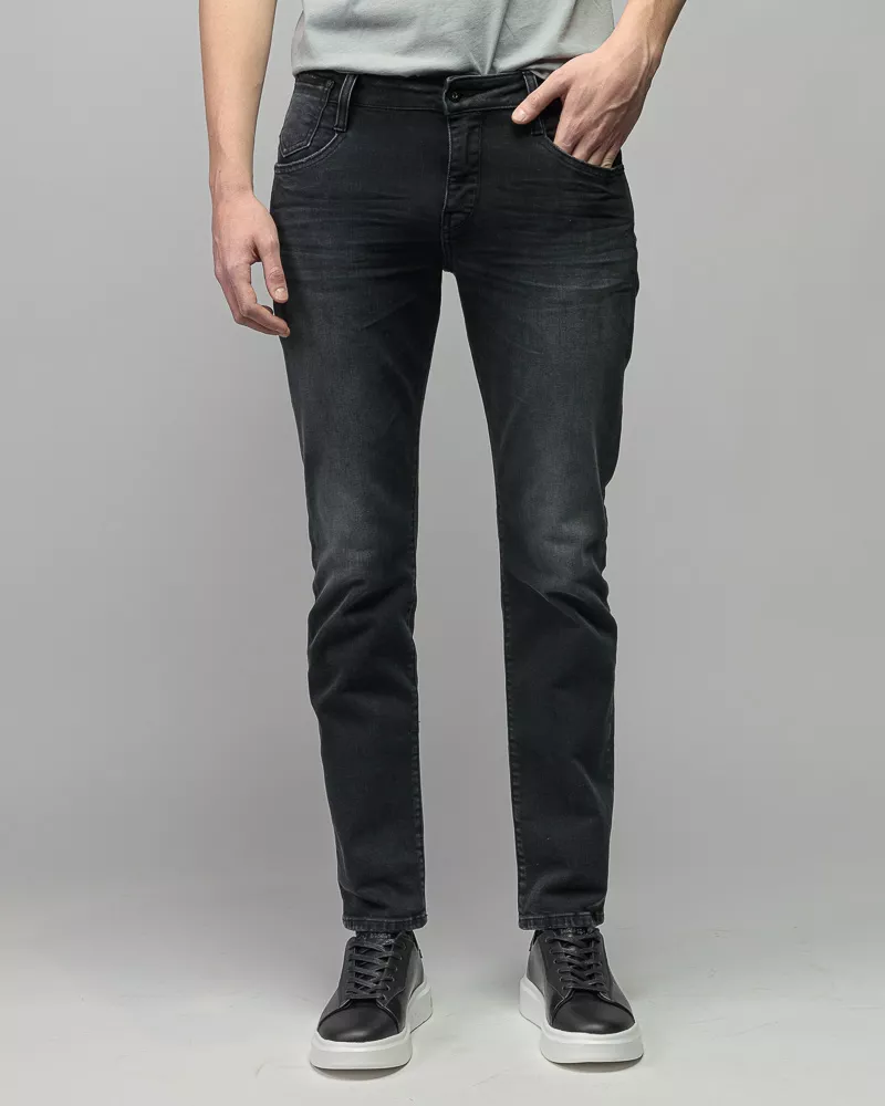Devergo Ανδρικό FRANK 26102 Τζιν Παντελόνι – Washed Black
