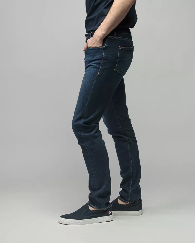 Devergo Ανδρικό DYLAN 26104 Τζιν Παντελόνι – Dark Blue