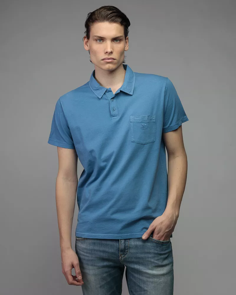 Devergo Ανδρικό Polo Shirt 4025 – Blue