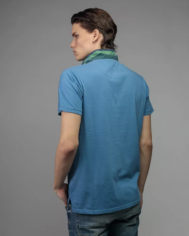 Devergo Ανδρικό Polo Shirt 4025 – Blue