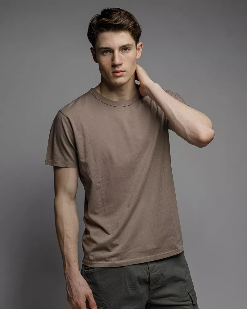 Devergo Ανδρικό T-Shirt 4020 – Light Brown