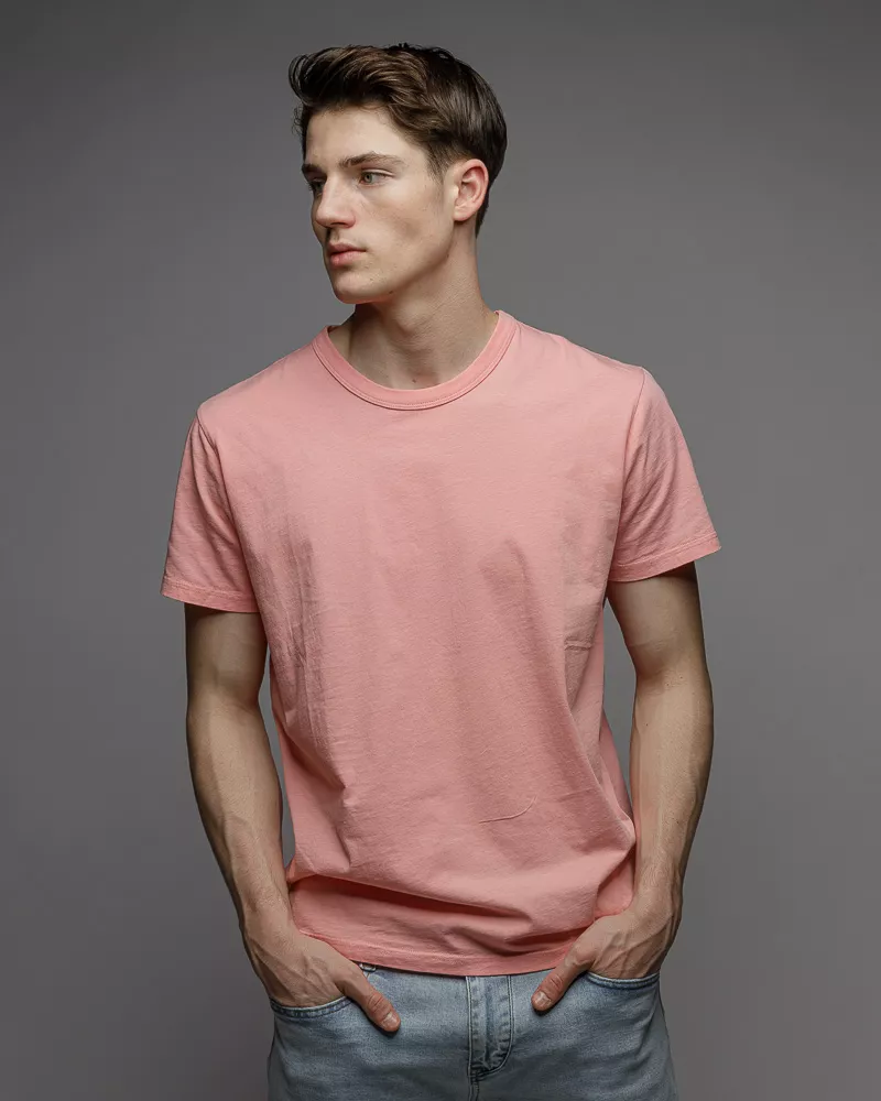 Devergo Ανδρικό T-Shirt 4020 – Light Pink
