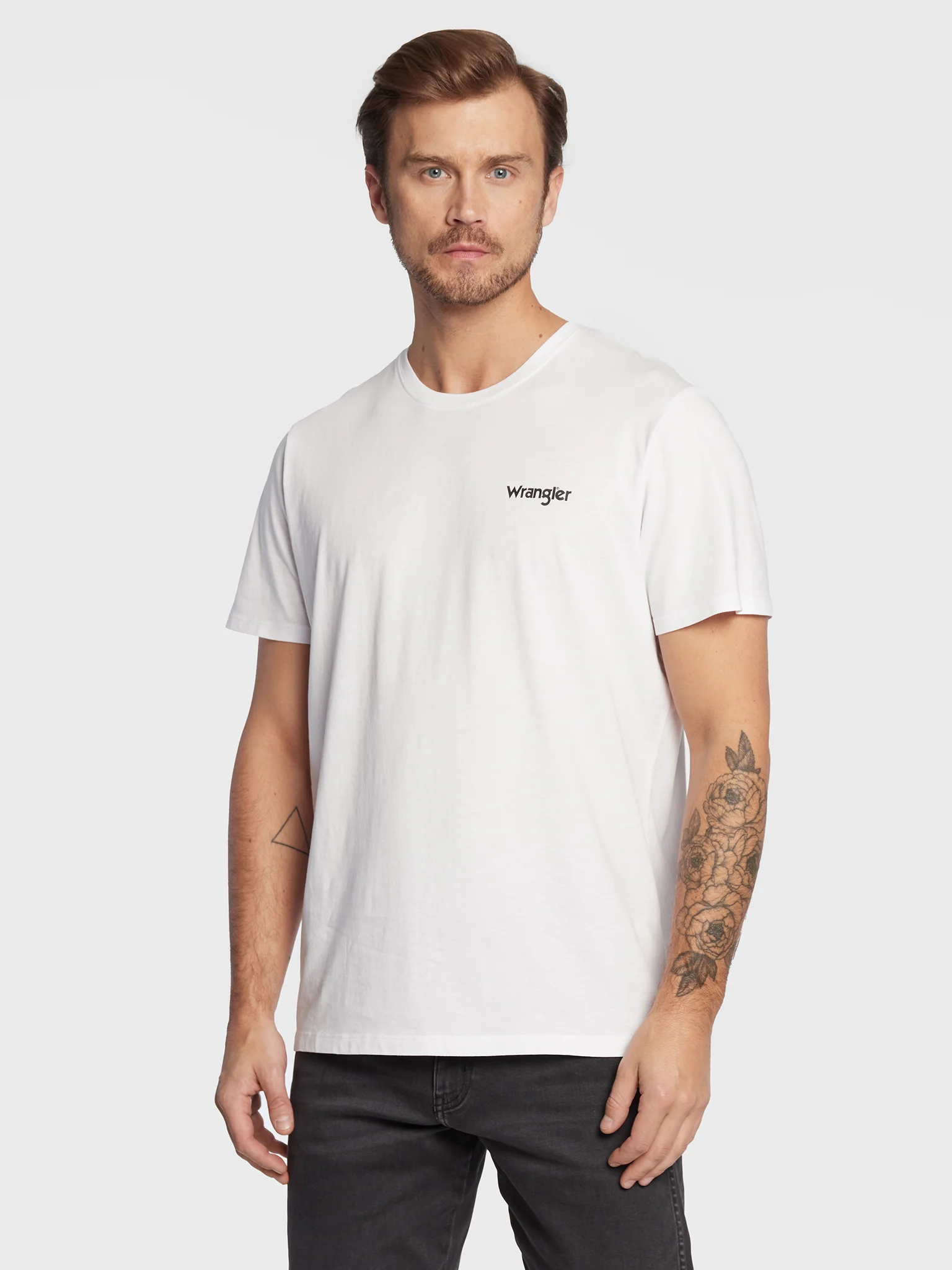 Wrangler Ανδρικά SIGN OFF Σετ T-Shirts 112321593 – Real Navy | White