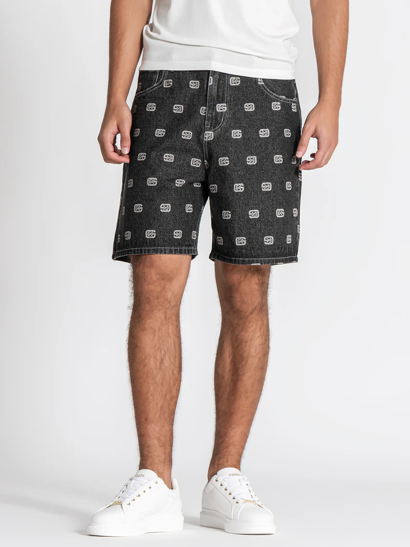 Gianni Kavanagh Ανδρικό GK Denim Shorts – Anthracite Grey
