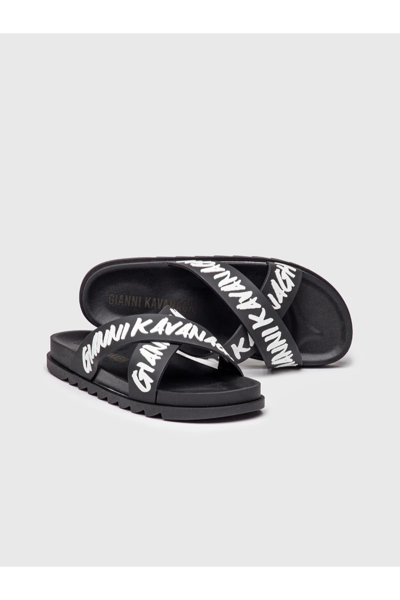 Gianni Kavanagh Ανδρικές REBEL Παντόφλες – Black