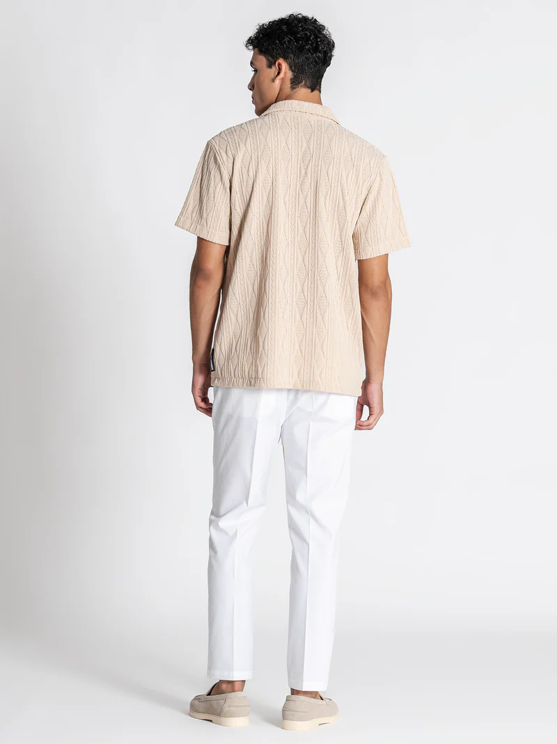 Gianni Kavanagh Ανδρικό DIAMOND Πουκάμισο - Sand Beige