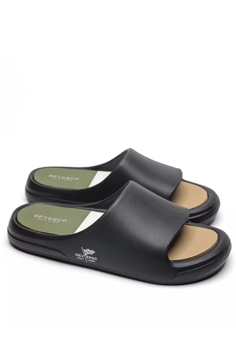 Devergo Ανδρικές MARISOL Παντόφλες – Black